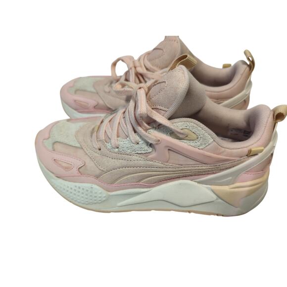 PUMA RS-X Lace Up 7 Sneakers Shoes Casual Multi Pink/White Peach - Picture 4 of 11